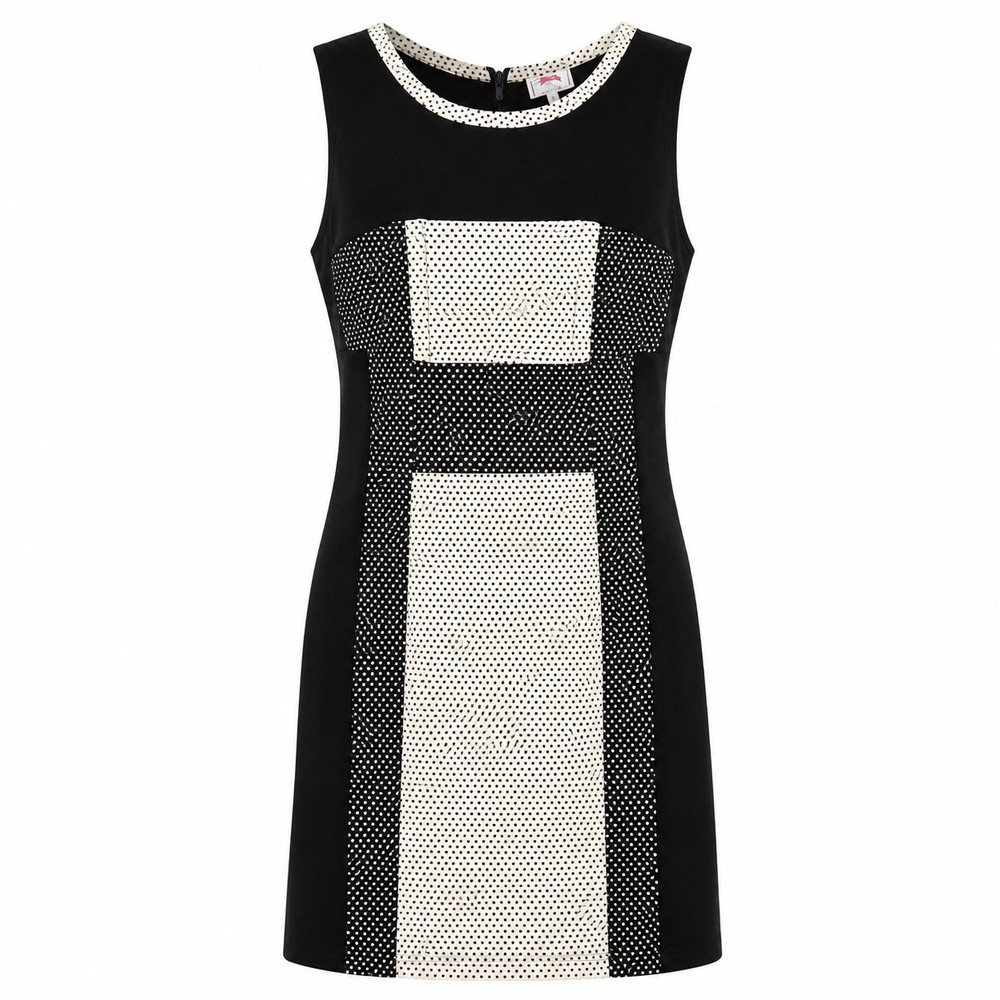 Anthropologie Yoana Baraschi Colorblock Shift Dress Women Size 6 Uptown Chic